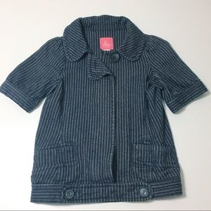 Anthropologie Lux Short Sleeve Jacket